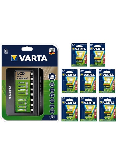 Varta Multi Plus 8Li Şarj Cihazı 16*2700 Mah Aa Şarjlı Pil