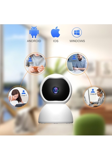Wifi Güvenlik Kamerası 2mp 1080p Hd Akıllı Ip Kamera Onvif V380