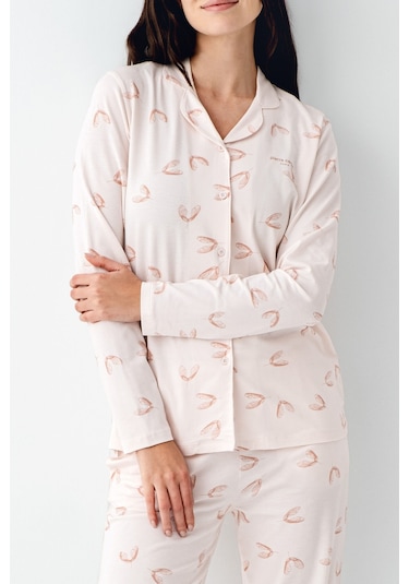 Pierre Cardin Kadın Pembe Gömlek Pijama Pc9064-s-v1 Pembe