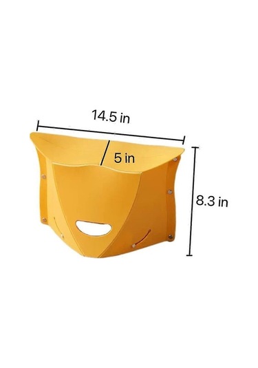 Bloomnest Yüksek Kaliteli Katlanır Kamp Sandalyesi - Seyahat, Piknik, Açık Hava İçin Mükemmel Sarı