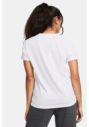 Under Armour Campus Core Kadın Tişört 1383648-100 Beyaz