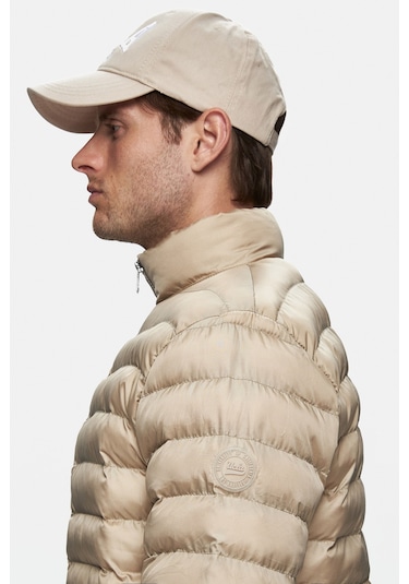 Ucla Northwın Koyu Bej Fermuarlı Ve Cepli Polyester Standard Fit Erkek Mont-Koyu Bej