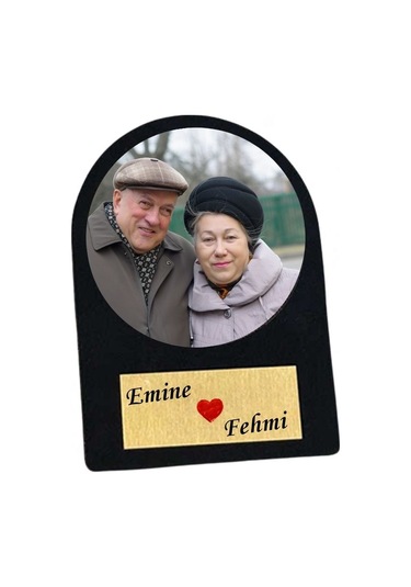 Emeklilere Özel Fotoğraflı Ahşap Masa Üstü Çerçeve