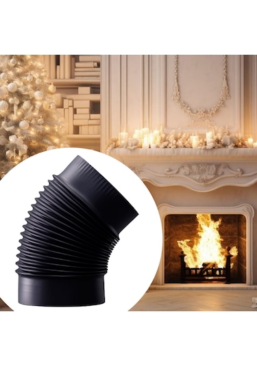 Suntek 45 Derece Dirsek Boru Baca Egzoz Borusu Sobalar S