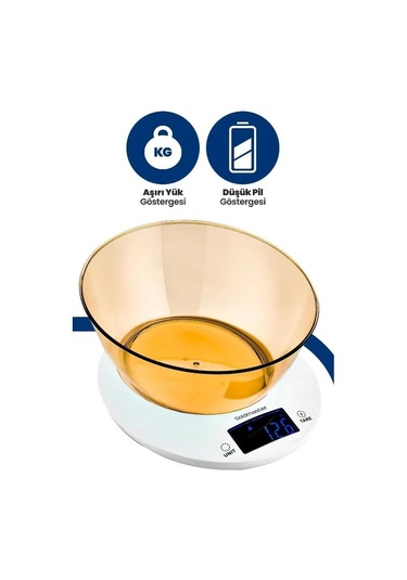 Goldmaster Gm-7151 Sensitive Elektrikli Mutfak Terazisi