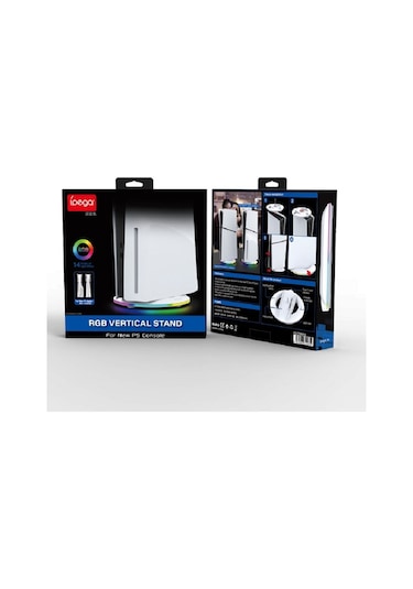 P5s025s Ps5 Slimuyumlu Beyaz İçin Rgb'li Dikey Stand