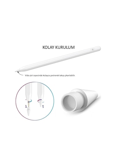 Pen 114 Yedek Uç Palm Rejection Eğimle Çizgi Kalınlığı Değişen Yedek Kalem Ucu Pen Spare Tip