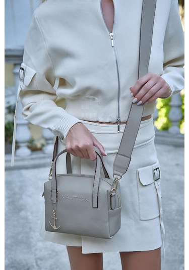 Nautica Cn5022t Kadın El Ve Omuz Çantası K.gri K.gri
