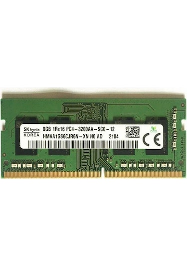 SK Hynix DDR4 8 GB 1Rx16 PC4-3200AA-SC0-12 DDR4 3200 MHz Notebook Ram