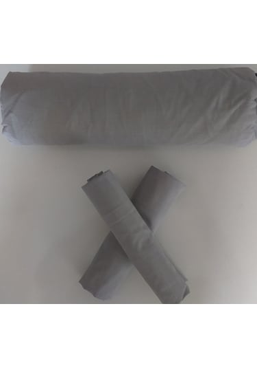 Ecosse Fitted Lastikli Çarşaf Seti %100 Pamuklu Gri