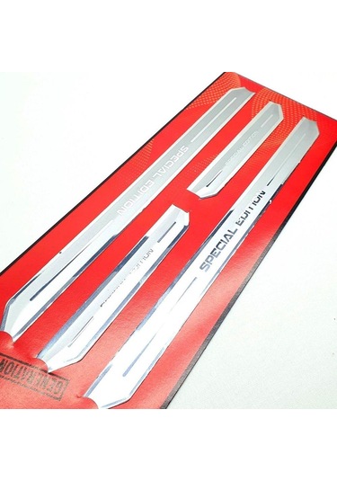 Special Edition Kapı Eşik Çıtası Alüminyum 4 Lü Set