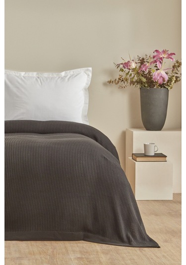 Karaca Home Cool Touch Çift Kişilik Triko Battaniye Siyah 200.22.14.0754 Siyah