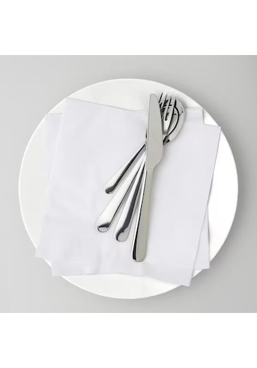 IKEA Fantastisk 100 Adet Peçete 40x40 cm - Beyaz