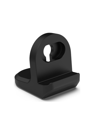 Huami Amazfit Active / Bip 5 / Bip 3 İçin Şarj Standı Silikon Şarj Tabanı Tutucu Kablo Dahil Değildir - Siyah