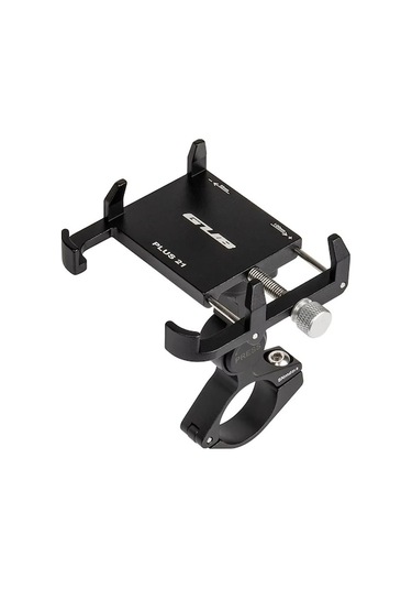 Rogfer Gub Plus21 Bisiklet Cep Telefonu Tutucu Motosiklet 360 Derece Dönen Dağı 22.2-31.8mm Boru Çapı Siyah Siyah Siyah