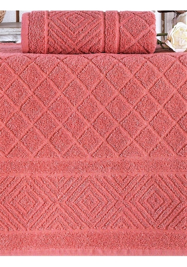 Banyo Havlusu 2'li Banyo Havlu Seti %100 Pamuk