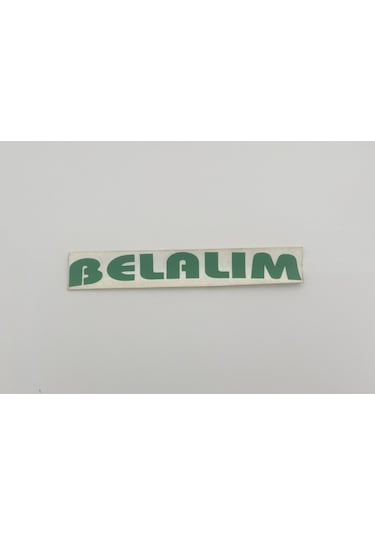 Üçel Belalım Yapışkanlı Araç Sticker Yazı-araç Arkası Yazı-oto Cam Etiket Sticker Yazı Barkod10002175
