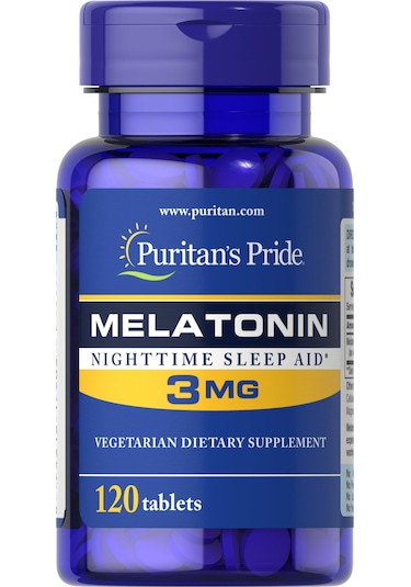 Puritan's Pride Melatonın 3 Mg 120 Capsules