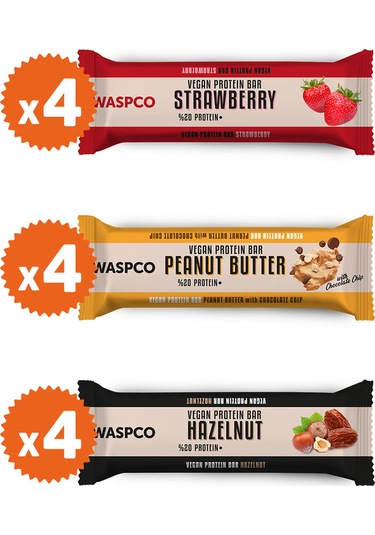 Waspco Vegan Protein Bar Karma Kutu 40 G x 12 Adet