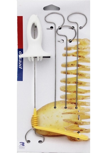 Spiral Patates Dilimleyici Çubukta Patates Cips Yapma