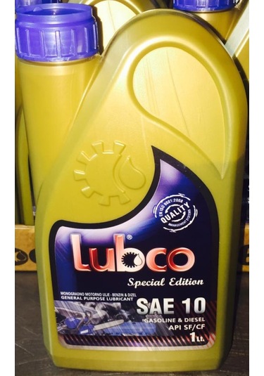 Lubco SAE-10 Motor Yağı 16 x 1 L