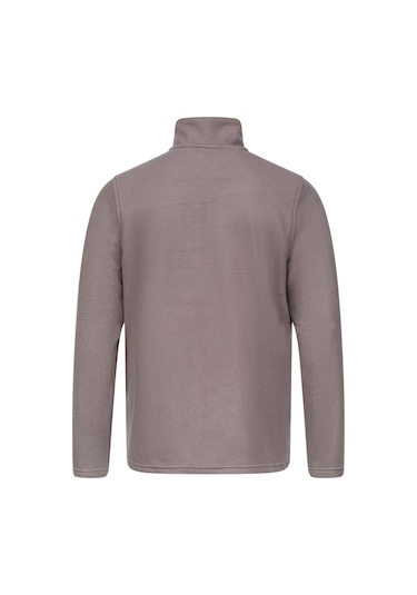 2as Cork Tam Fermuarlı Erkek Polar Sweatshirt Antrasit 001