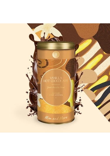 Mim and More Vanilyalı Sıcak Çikolata Vanilla Hot Chocolate 200 G