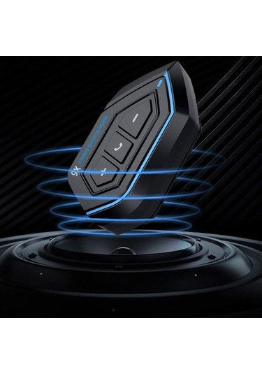 Ganzhoushop Su Kulaklık Kulaklık Kask İnterkom Gürültü Önleyici Bt5.0 Ty Bluetooth Bağlantılı Motosiklet Kulaklık