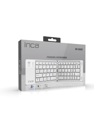 Ibk-580bt Katlanabilir Bluetooth Klavye Sessiz 67 Tuş Mini Taşınabilir Apple Uyumlu iOS /android/windows