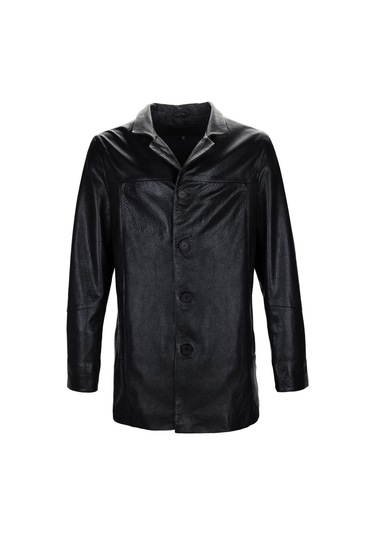 Tamer Tanca Erkek Hakiki Deri Siyah Jumbo Mont 616 2027-1 Erk Derımont Sk25/26 Sıyah Jumbo Siyah