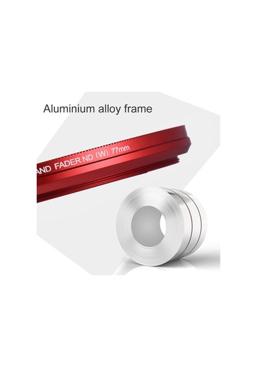 Yaozixa Fotga 77mm Nd2-nd400 Ayarlanabilir Nd Filtresi, Alüminyum Alaşımlı Optik Cam, Fotoğraf Ve Video Işığını Azaltıcı