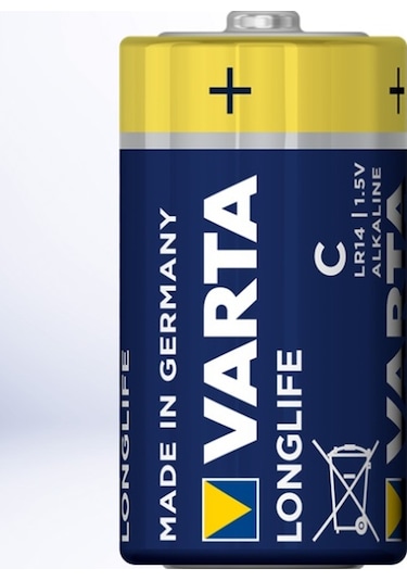 Varta 4114 Longlife Alkalin Orta Boy C Pil 2'li