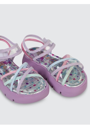 Civil Girls Kız Çocuk Sandalet 26-30 Numara Lila LILA