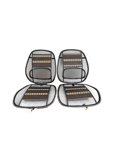 Peugeot 3008 İle Uyumlu Bel Yastık Destekli Ortopedik Bambu Terletmez 2 Adet 1 Set