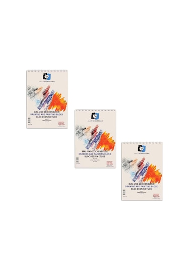 Alex Schoeller Resim Defteri 25X35 Spiralli 165 Gr 15 Yaprak Alx- N11.419