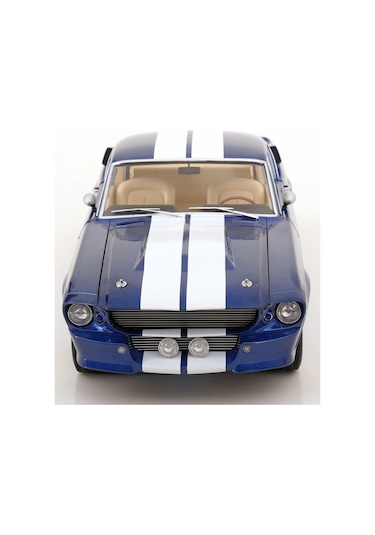 Kk Scale 1:12 Ford Mustang Shelby Gt500 1967 Blaumetallic/weiß
