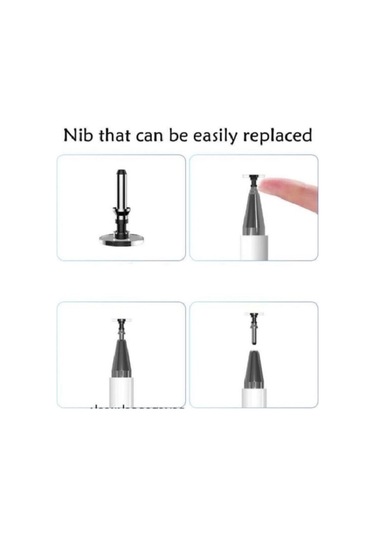 Ipad 10.2 8. Ve 9. Nesil 2 In 1 Stylus Uyumlu Kalem Özel Tasarım Ve Hassas Çizim Kalemi