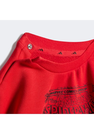 adidas Marvel Spiderman Çocuk Kırmızı Eşofman Takımı Jv7371 Kırmızı