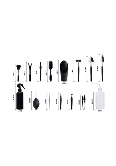 Sones 15 Adet / Set Sukulent Bitki Bahçe Aletleri Seti İç Mekan Yetiştirme Çıkarma Saksıları Bahçecilik Kitleri