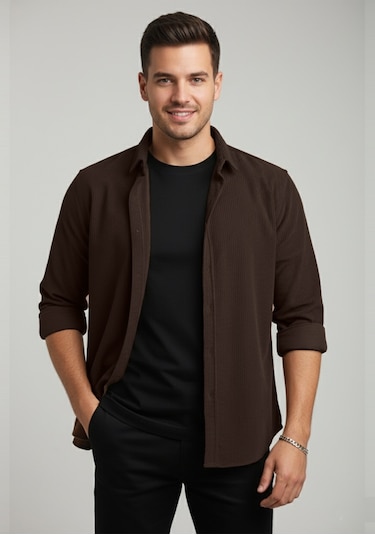 Deepsea Erkek Kahve Kadife Fitilli Rahat Kesim Gömlek Yumuşak Dokulu Likralı Kadife Gömlek 2600758 Kahve Deepsea Erkek Kahve Kadife Fitilli Rahat Kesim Gömlek Yumuşak Dokulu Likralı Kadife Gömlek 2600758 Kahve