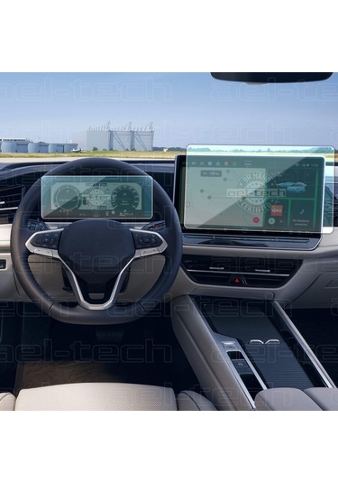 Volkswagen Passat Variant Uyumlu 10 İnç Dijital Gösterge Ve 15inç Navigasyon 9h Nano Ekran Koruyucu 2 Li Set 2025