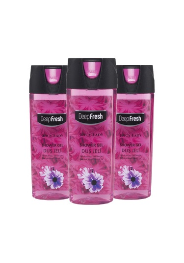 Deep Fresh Juicy Lady Pratik Kapaklı Duş Jeli 500 ML x 3