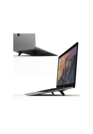 Cbtx Evrensel Katlanır Taşınabilir Dizüstü Stand Braketi Ayarlanabilir Açılar Taşınabilir Soğutma Pedi - Siyah