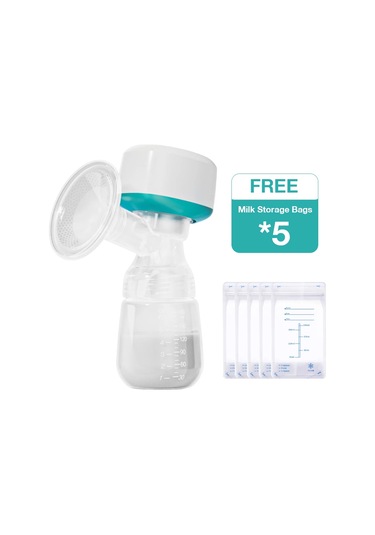 Taşınabilir Elektrikli Göğüs Pompası 180ml Şişe Elektrikli Süt Çektirme Emzirme Whıte