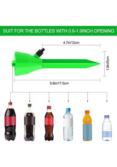 Bitki Sulayıcı, Yavaş Tahliye Kontrol Vanası Anahtarı İle 12pcs Kendinden Bitki Sulama Spike Sistemi, Otomatik Bitki Sulayıcı 6285 Hbcv00005wsvp5