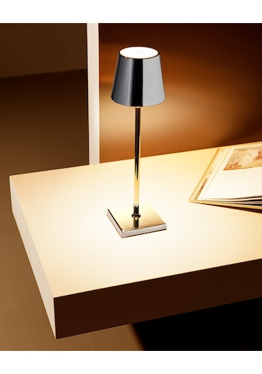 Madame Coco Bonar Dokunmatik Abajur Abjr000000001510x10x38 Cm-gümüş Diğer