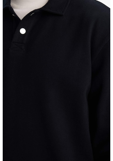 Defacto Sweatshirt F9324ax26spbk81 Siyah-bk81