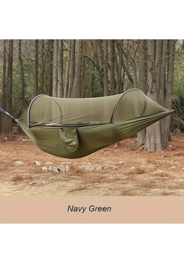 Maxaccess İki Kişilik Asılı Hamak 661 Lb Askeri Yeşil Taşıma Askısı+kilit Haki