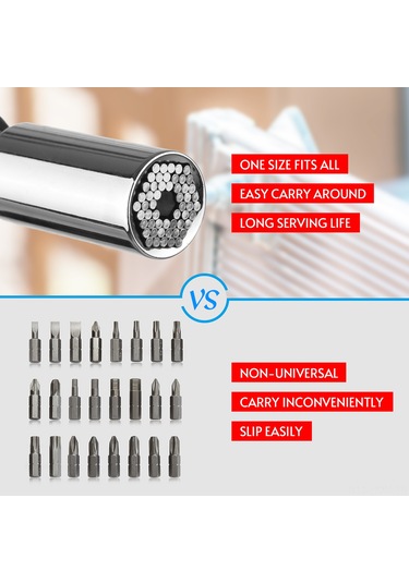 Suofeng Evrensel Çap Anahtar Takımı 4 Parça - 7-19mm Matkap Adaptörü, Hızlı Sıkma Ve Çözme İçin Mükemmel Dıy Aleti