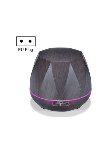 Cbtx Elmas Ahşap Tahıl Uzaktan Kumanda Ultrasonik Nemlendirici Aromaterapi Makinesi Led Işıklı Otomatik Alkol Püskürtücü, Kapasite: 400 Ml, Ab Tak Koyu Ahşap Rengi